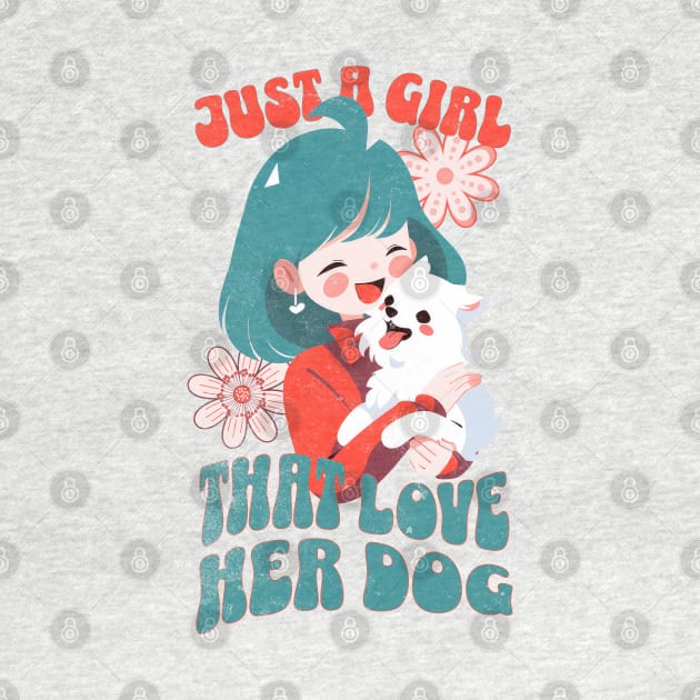 Just a girl that love her dog by Sara-Design2